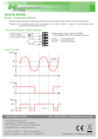 Thumbnail of document Manual - EE046 Condensation/Dew Point Monitor